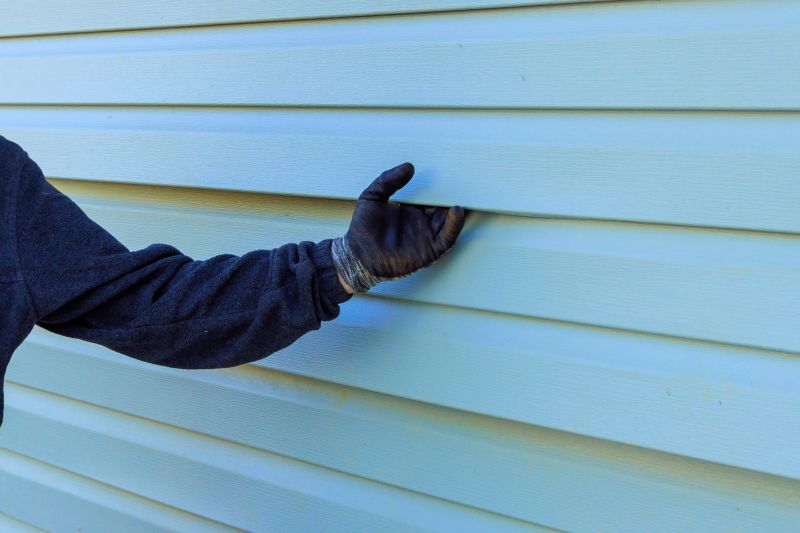 Vinyl Siding Professional at Work